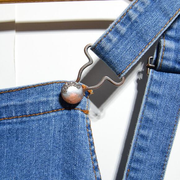 Bongo Woman's Light Wash Overalls Size 11 - Picture 7 of 7